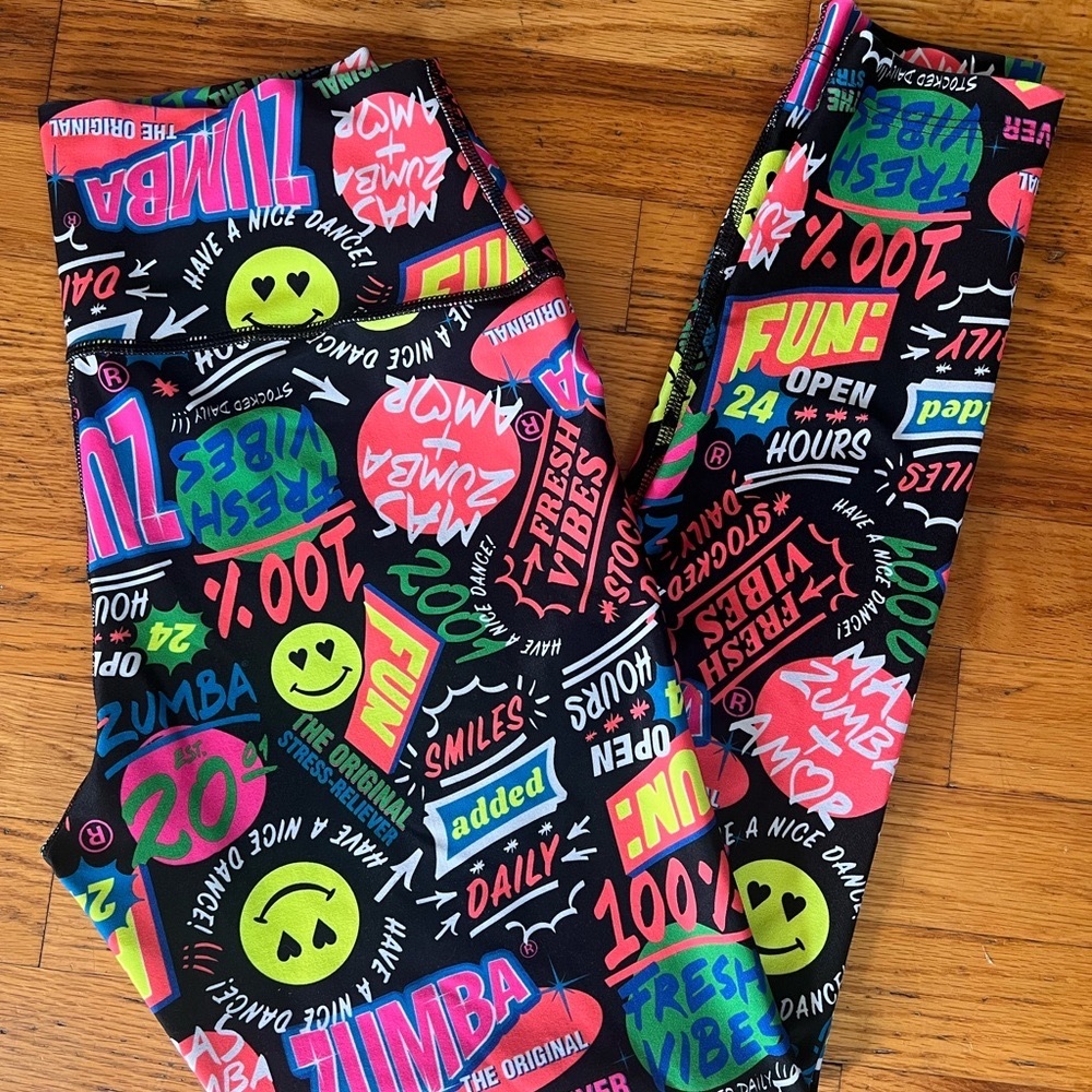 Zumba Vibrant Graphic Print Women's Leggings